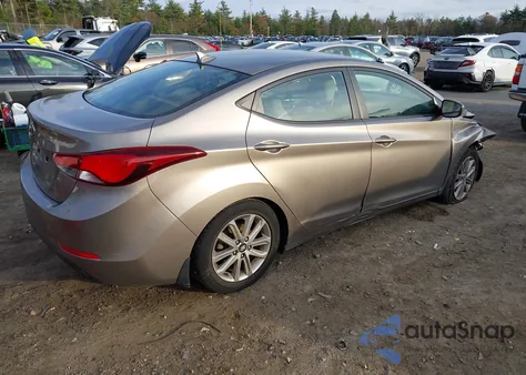 2014 Hyundai Elantra Se из США, поврежденный, VIN 5NPDH4AE8EH512966